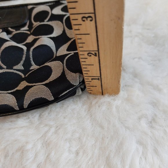Coach Women's Black Signature Mini Bag/Wristlet - Picture 8 of 8